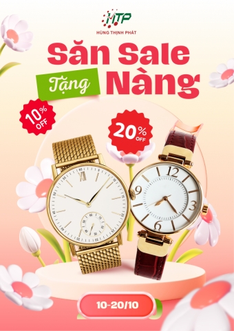chao mung ngay phu nu viet nam 20 10  ?? giam gia dong ho chinh hang len den 20