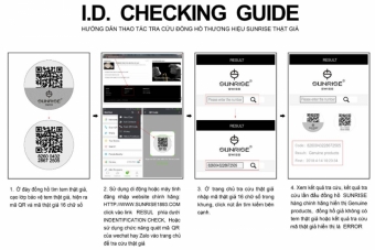 huong dan thao tac tra cuu dong ho sunrise that gia