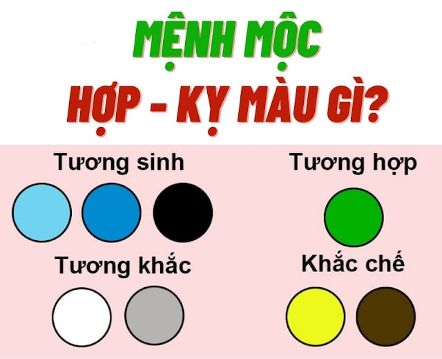 Màu Sắc Hợp Với Mệnh Mộc